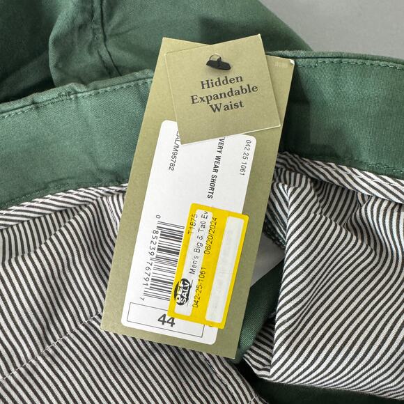 Goodfellow & Co Mens Flat Front Shorts Size 44 Green The Every Wear Pockets New - Picture 7 of 12